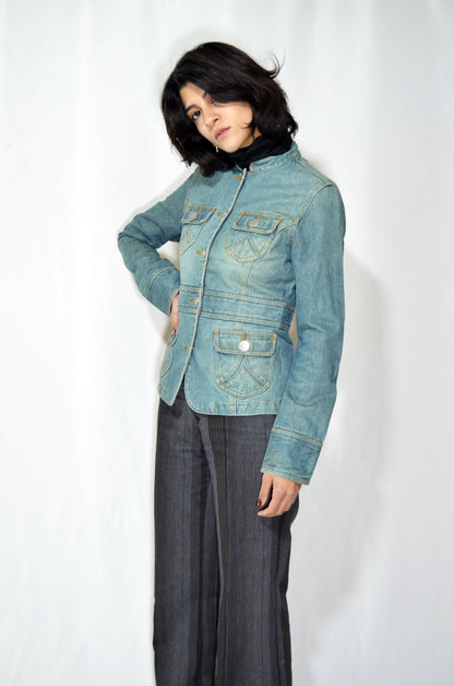 Blue Vintage Denim Jacket