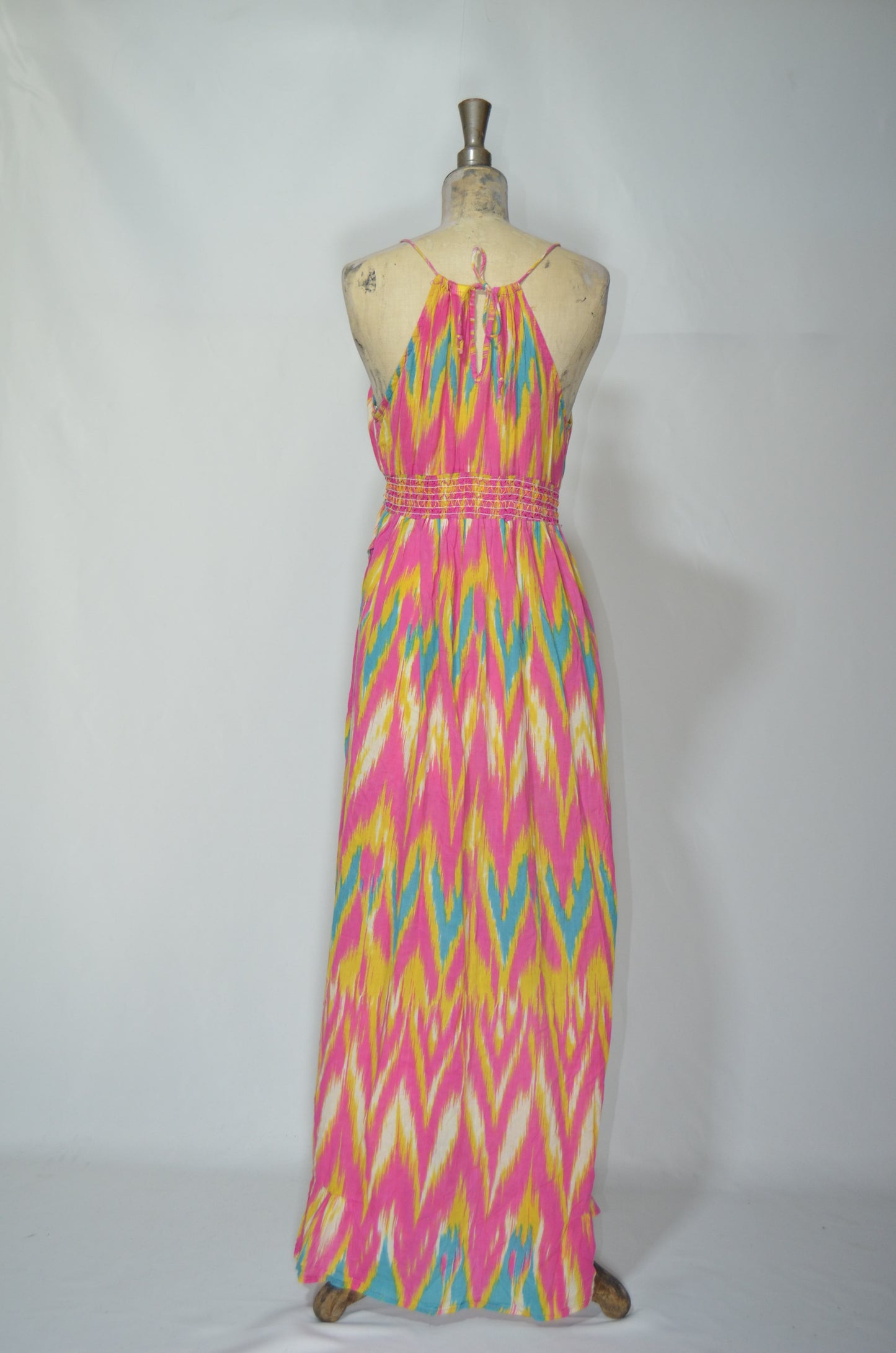 Colorful Flared Maxi Dress