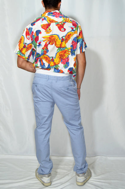 Blue Vintage Regular fit Pants
