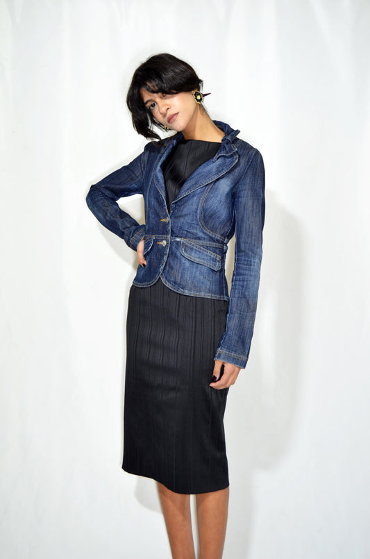 Blue Vintage Denim Jacket