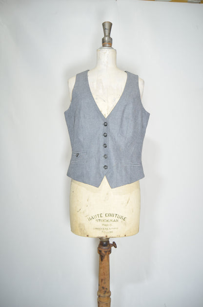 "Esprit" Grey Fitted Vest