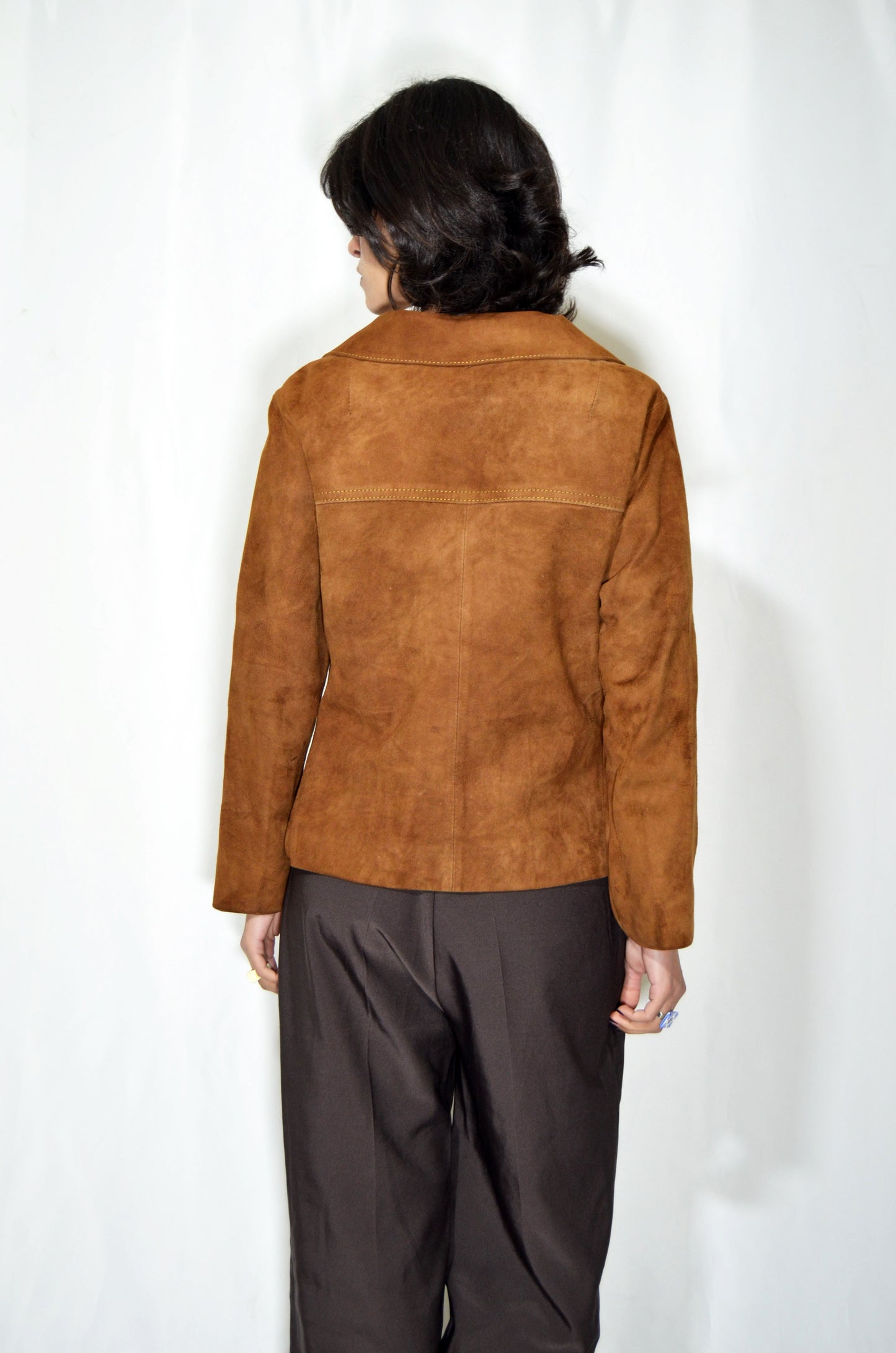 Camel Vintage Suede Jacket