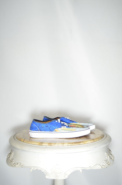 "Vans Van Gogh Edition" Blue Illustrated Sneakers