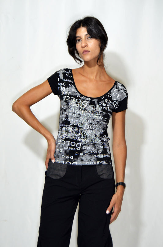"Dolce & Gabbana " Vintage Sparkly Top