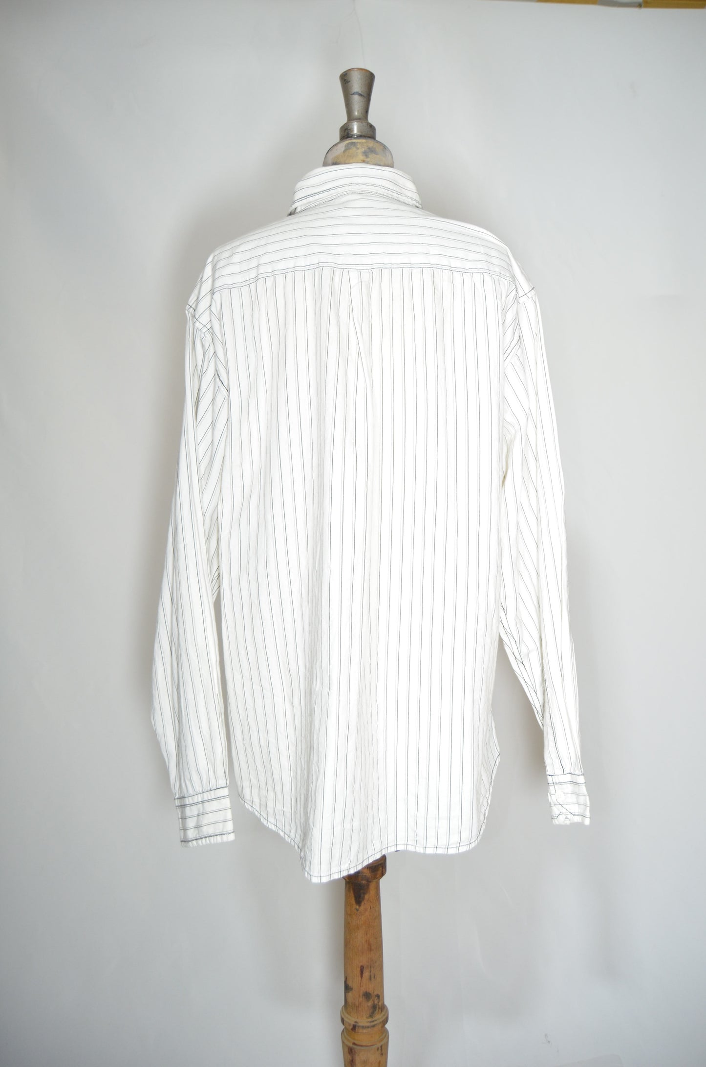 White Stripped Regular Shirt