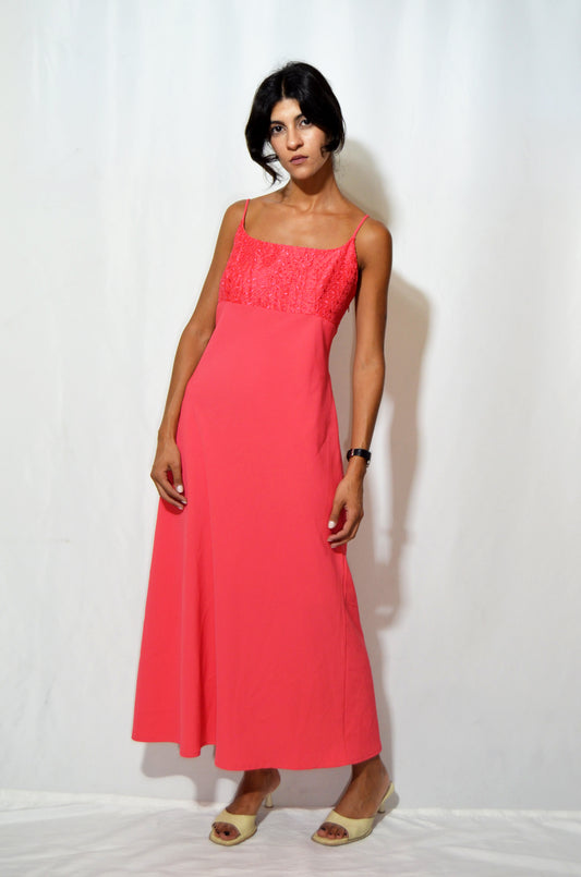 Pink Vintage Evening Gown