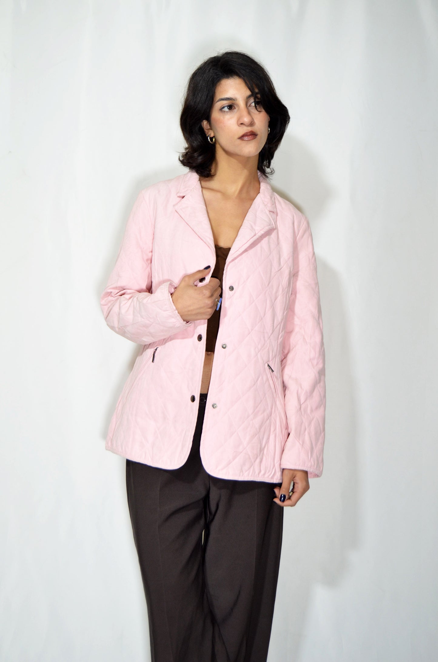 Pink Vintage Raincoat Jacket