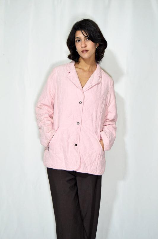 Pink Vintage Raincoat Jacket