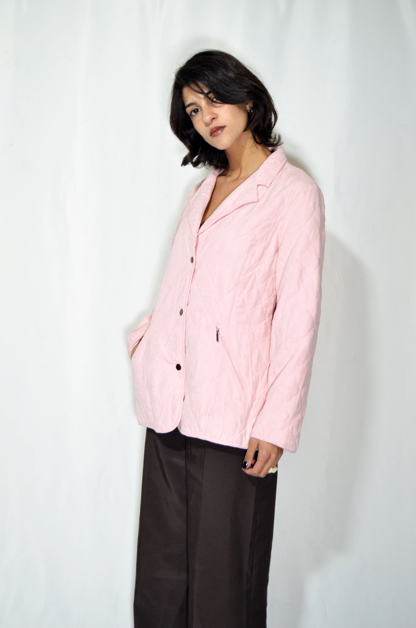 Pink Vintage Raincoat Jacket