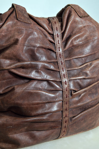 Brown Genuine Leather Shoulder Bag