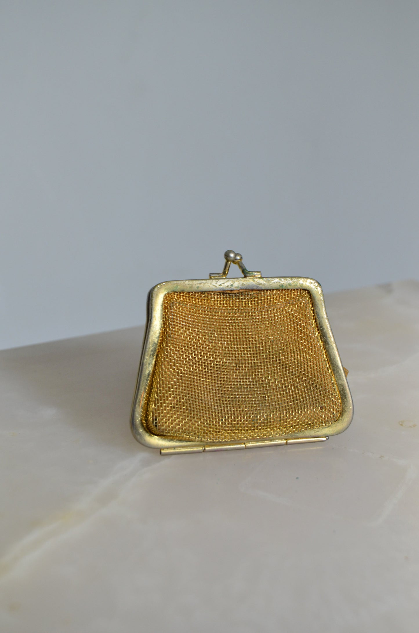 Gold Vintage Copper Mini Clutch