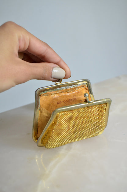 Gold Vintage Copper Mini Clutch