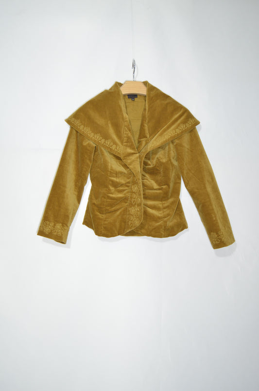 Mustard Velvet Jacket