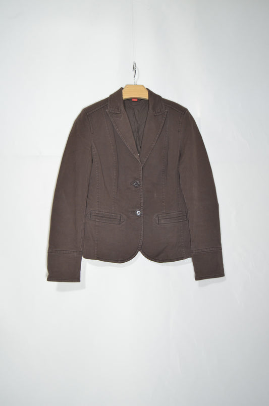 "Esprit" Brown Denim Tailored Jacket