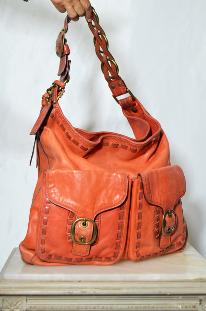 Vintage Coach Leather Hobo