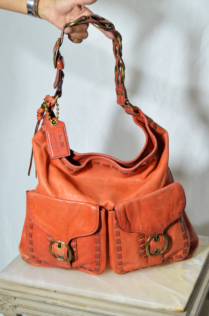 Vintage Coach Leather Hobo
