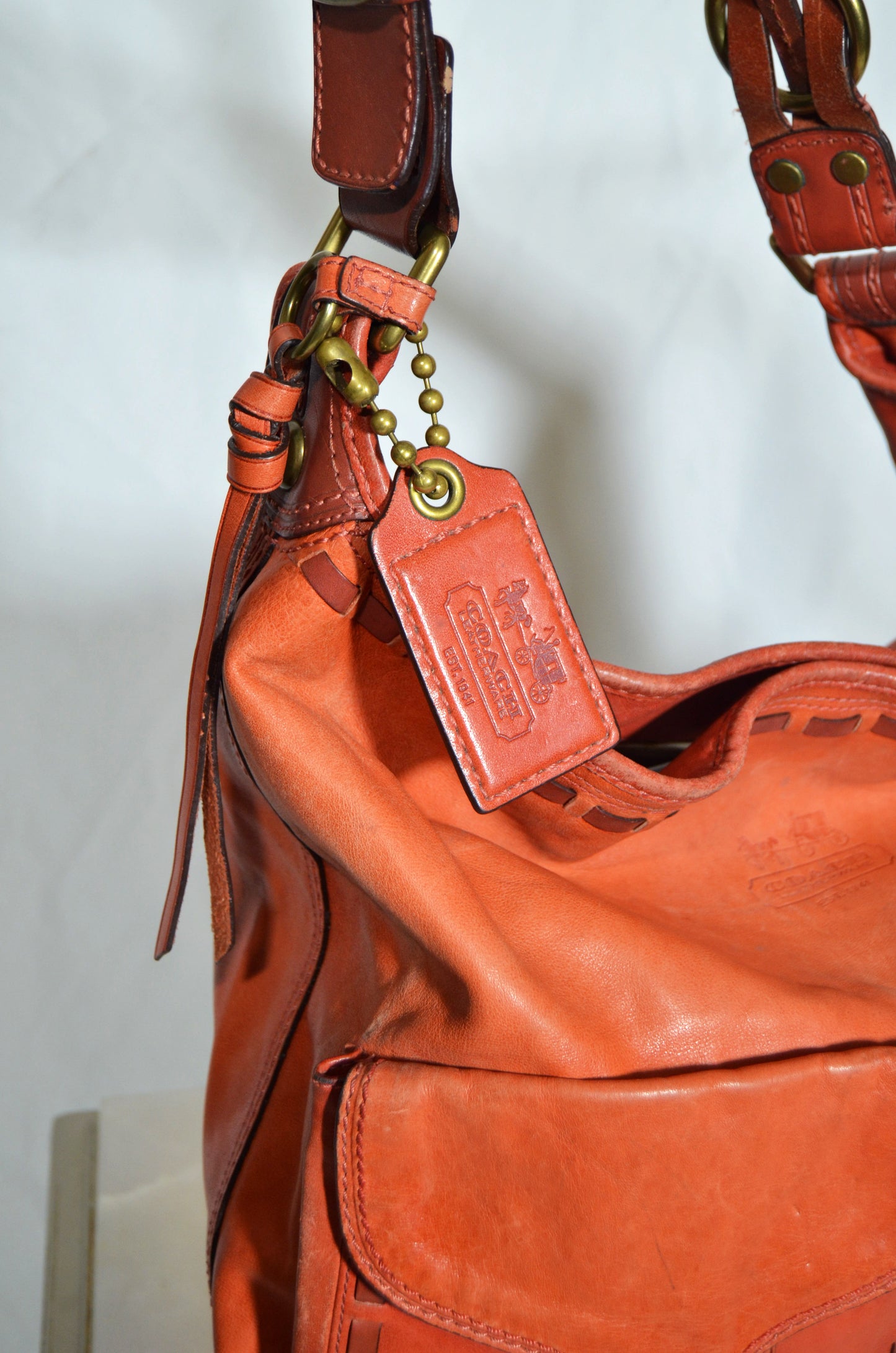 Vintage Coach Leather Hobo
