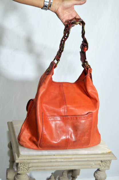 Vintage Coach Leather Hobo