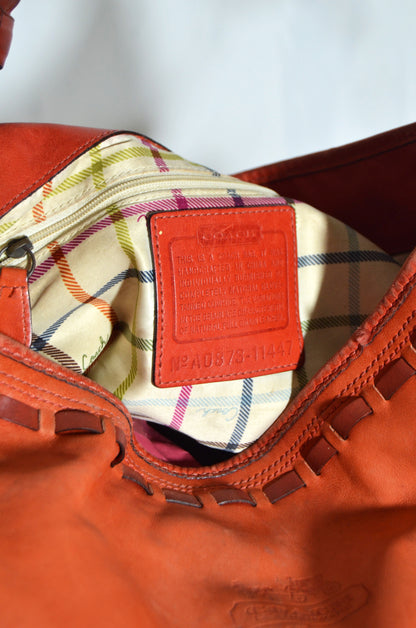 Vintage Coach Leather Hobo