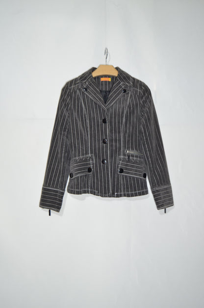 Grey corduroy Tailored Jacket