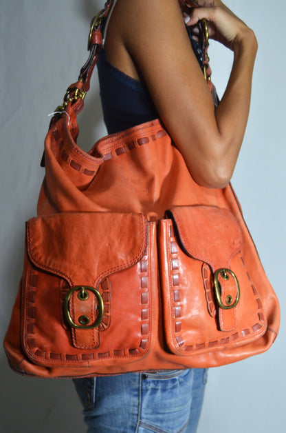 Vintage Coach Leather Hobo