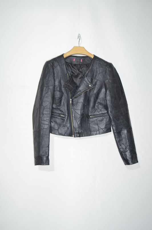 Black Genuine Leather Perfecto Jacket