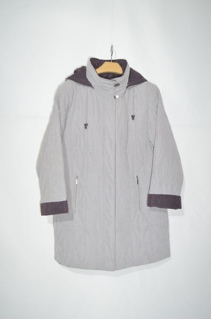 Grey & Purple Rain Coat