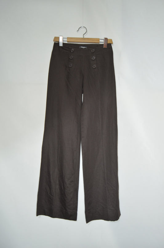 "Sinequanone" Brown Low Waisted Pants