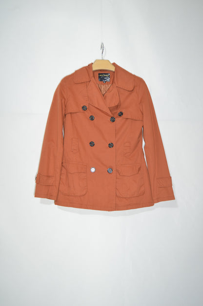 Orange Trench Coat