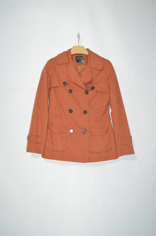 Orange Trench Coat