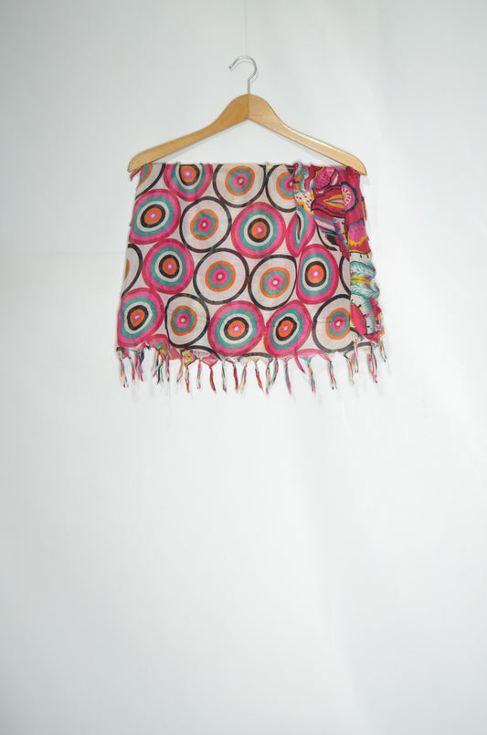 Colorful Patterned Light Scarf