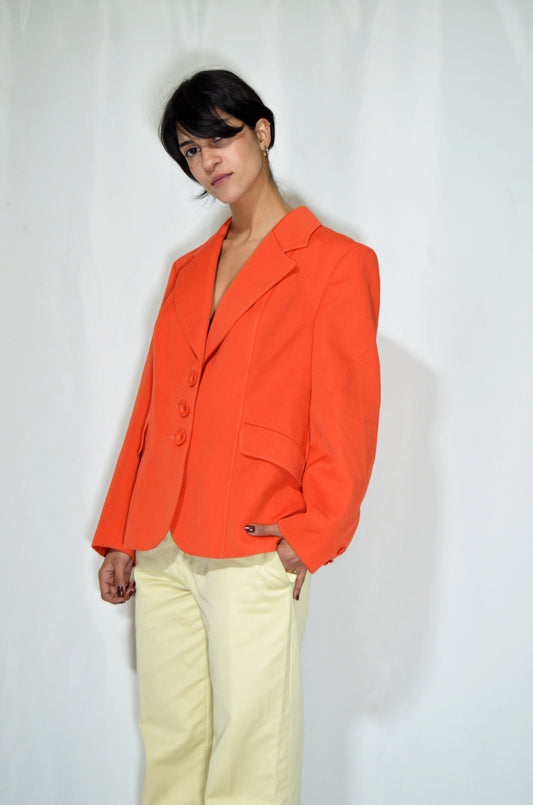 Orange Vintage Tailored Jacket