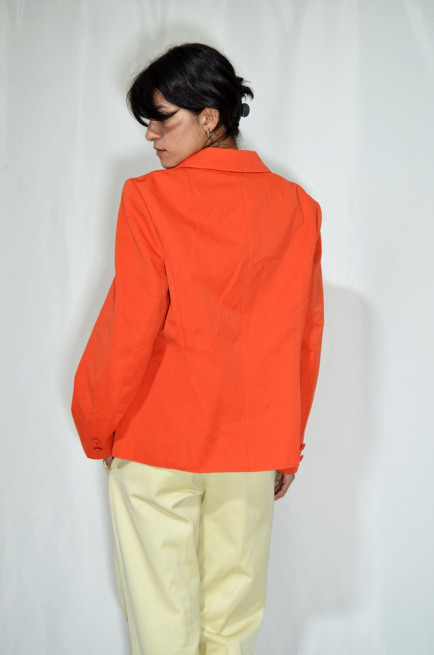 Orange Vintage Tailored Jacket