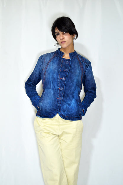 "Pepe Jeans" Blue Vintage Denim Jacket