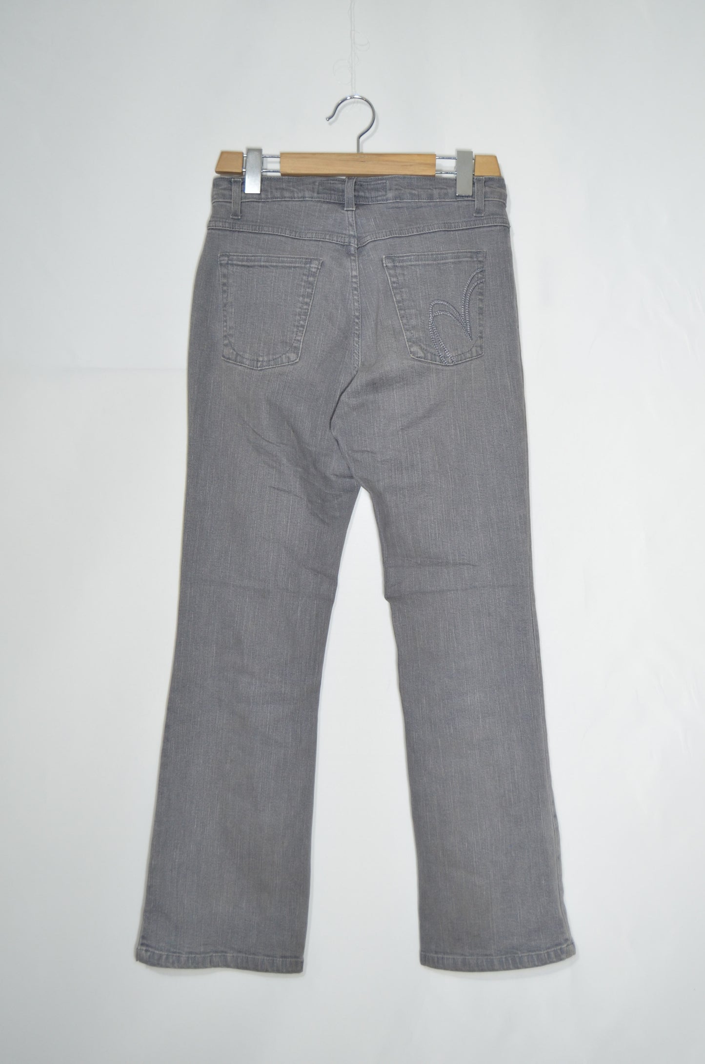 Grey Straight Cut Jeans