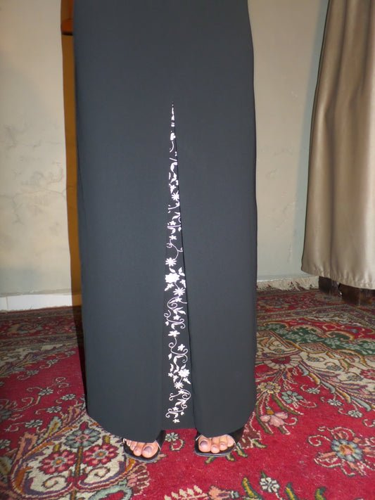 Long Pencil Skirt With Slit