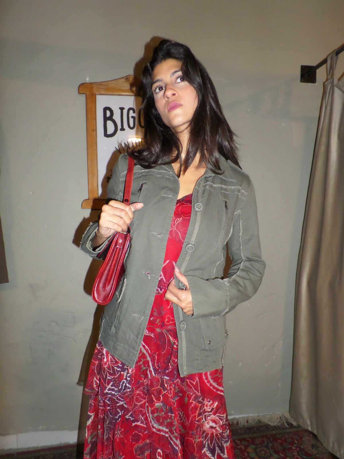 Military Style Detailed Jacket