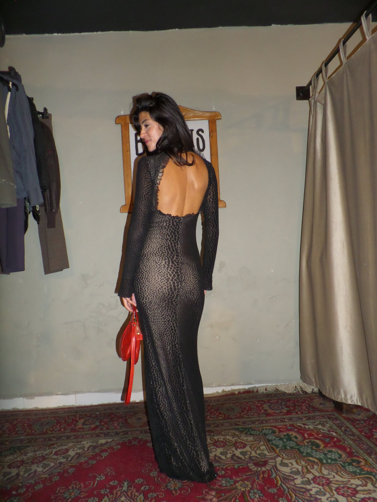 Gorgeous Bodycon Open-back Leopard Dress