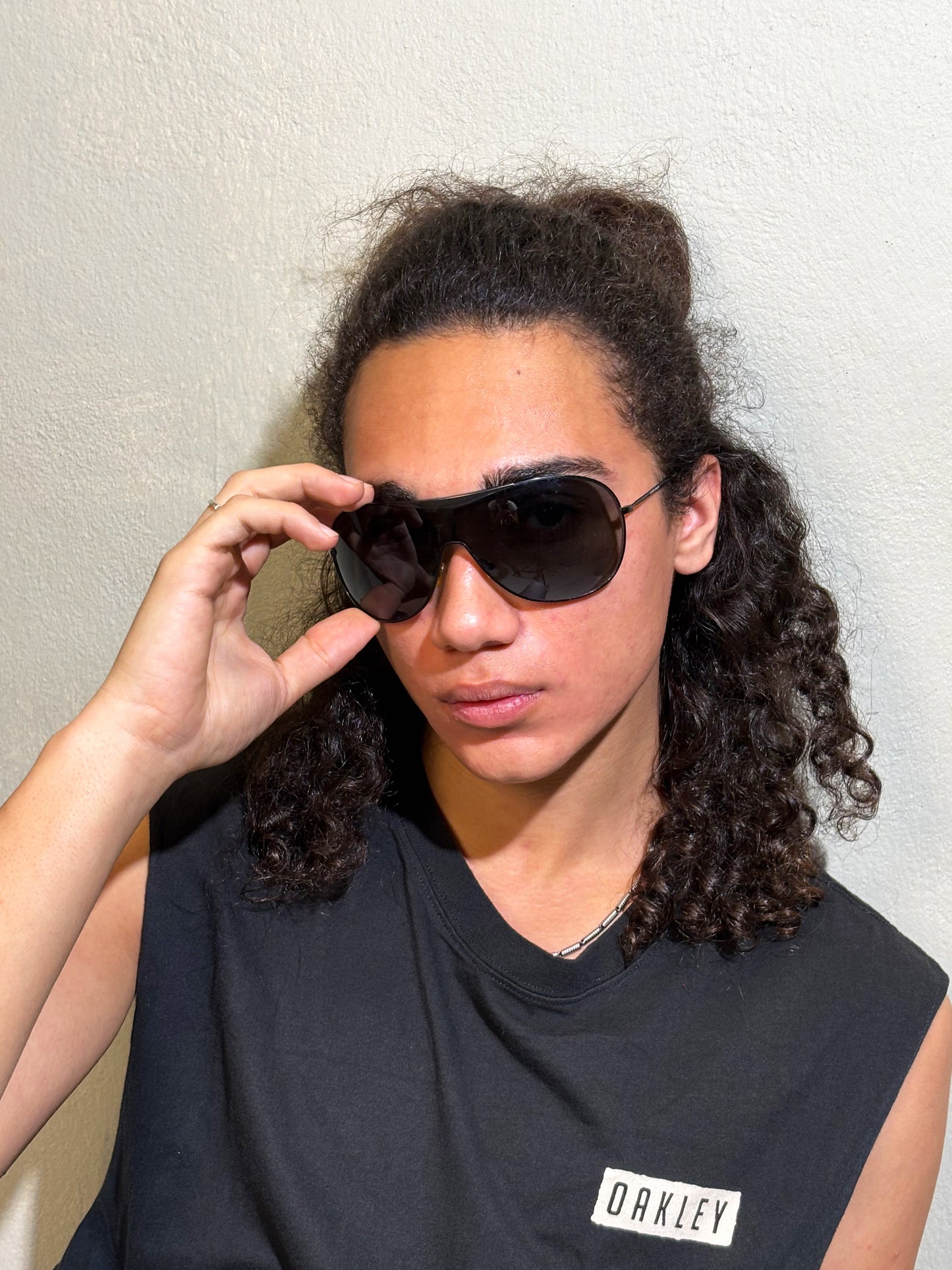 Giorgio Armani Oversized Aviator Sunglasses