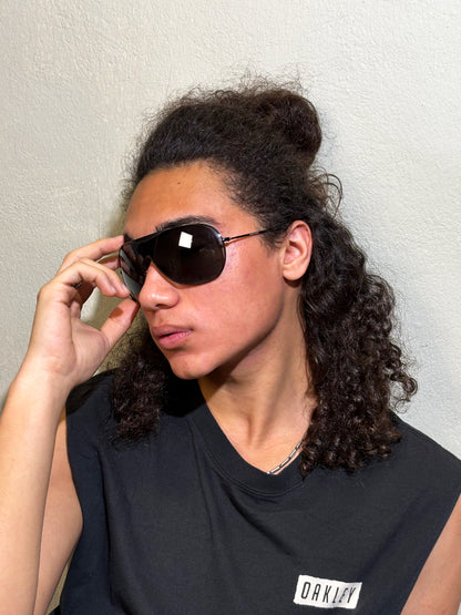 Giorgio Armani Oversized Aviator Sunglasses