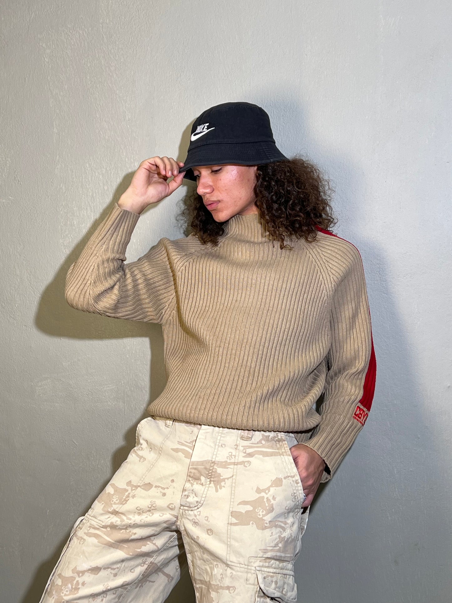 Crossby Ribbed Knit Sweater