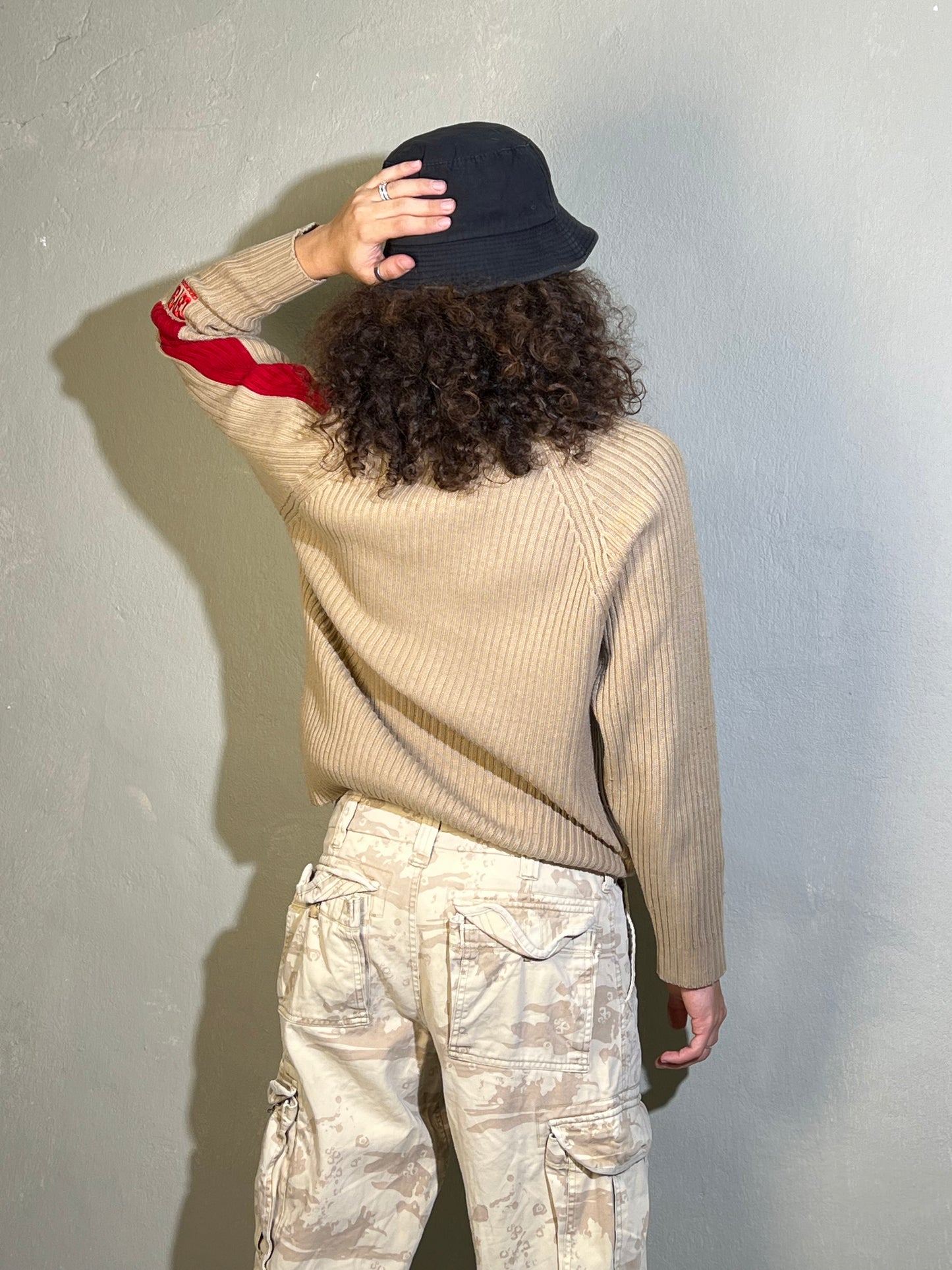 Crossby Ribbed Knit Sweater