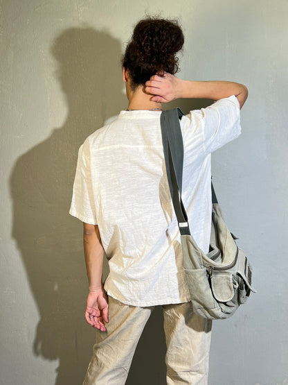 Textured Linen Popover Shirt