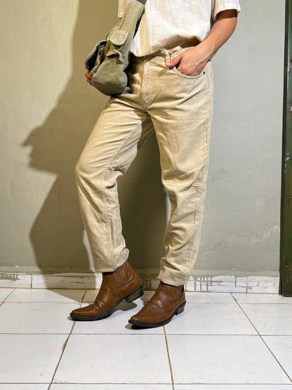 Straight-Leg Corduroy Trousers
