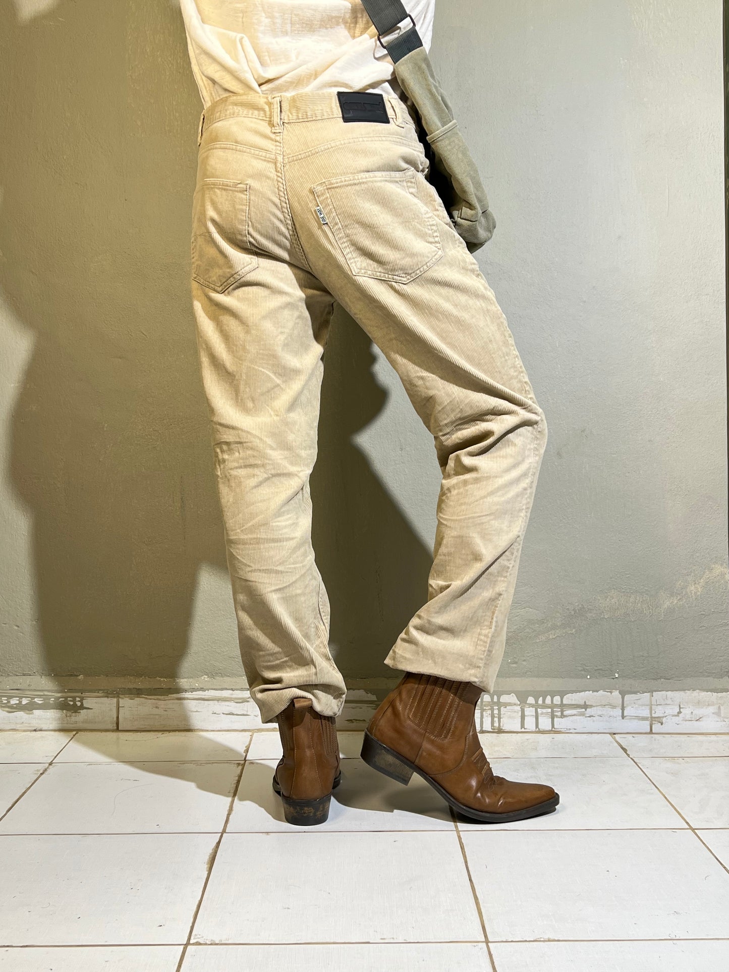 Straight-Leg Corduroy Trousers