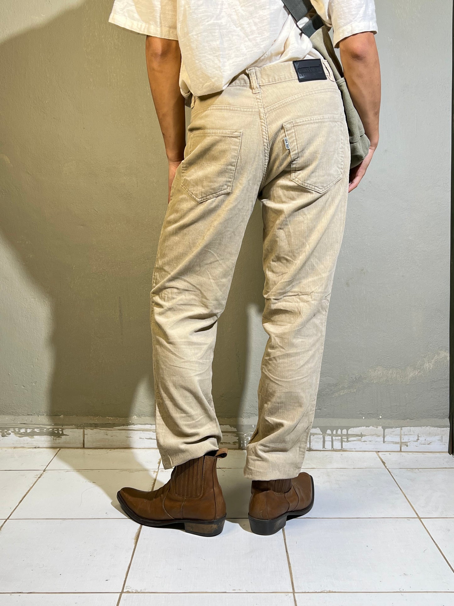 Straight-Leg Corduroy Trousers
