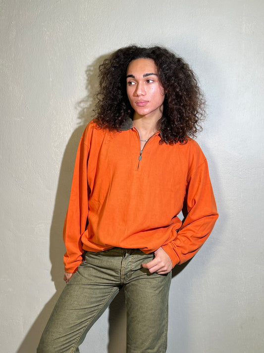 Vintage Half-Zip Sweatshirt